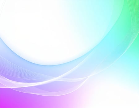 Vibrant 3D gradient abstract background with futuristic waves and tech motifs photo