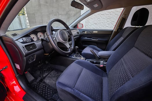Contemporary urban vehicle cabin backdrop photo