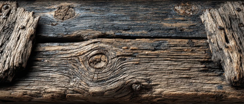 Weathered wood surface with intricate textures photo