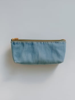 DIY pencil case with Gold Zipper photo