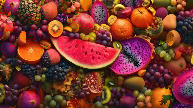 Vibrant fruit medley photo