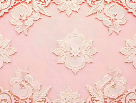 Elegant Pink Background with Ornate Floral Design Decorative Texture for Design Projects photo