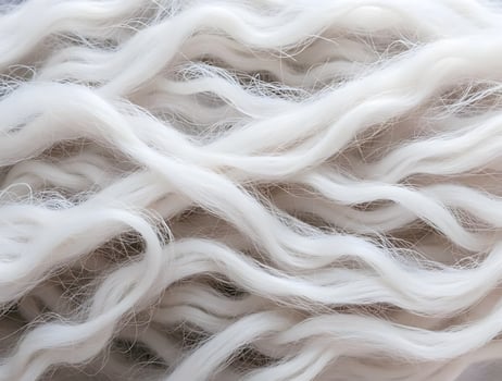Textured White Fiber Luxurious Soft and Elegant Background photo