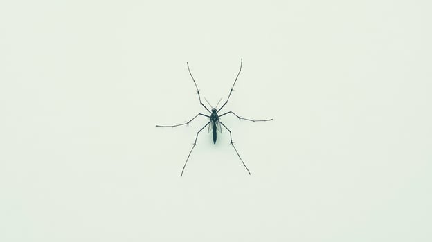 Isolated Mosquito on White Background photo