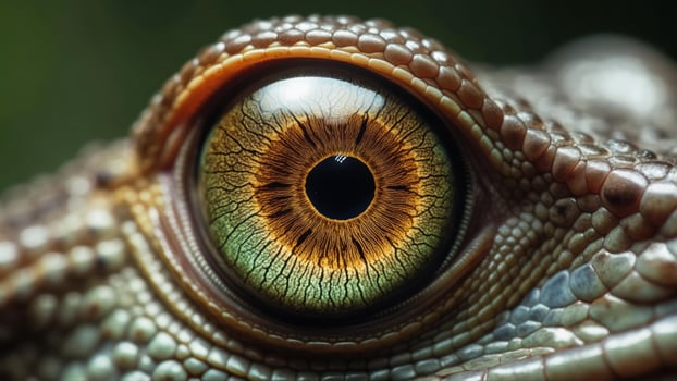 Close-up lizard eye photo