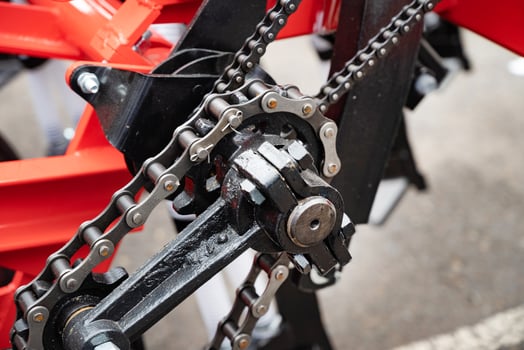 Pneumatic hoses and electric cables photo