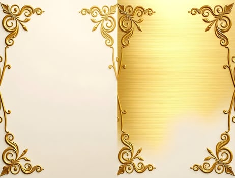 Elegant Gold and Cream Backgrounds Perfect for Invitations Certificates and More photo