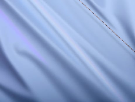 Elegant Light Blue Fabric Texture with Subtle Metallic Line Abstract Background photo