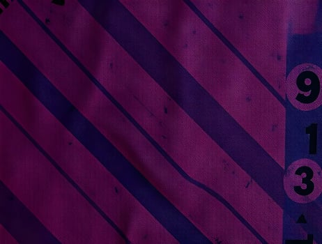 Deep Purple Diagonal Stripes Texture with Numbered Markers photo