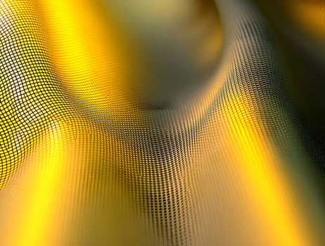 Golden Grid Abstract Background Texture with Wavy Pattern photo