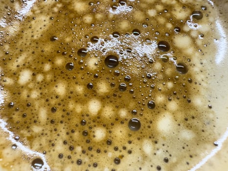 Coffee foam extreme close up texture background photo