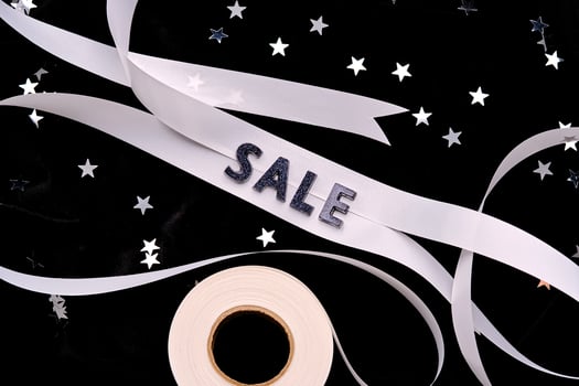 Background with the inscription dedicated to SALE. photo