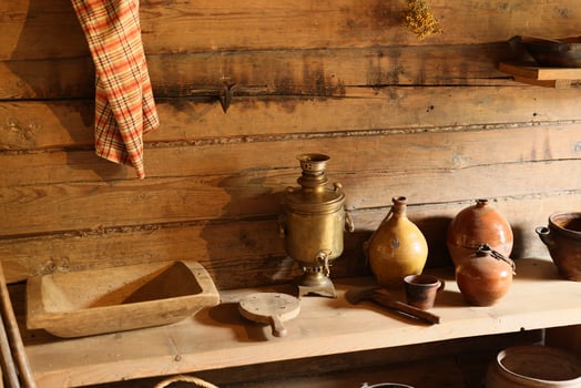 Essentials for a Rustic Kitchen in a Beautifully Vintage Setting that is Inviting and Cozy photo