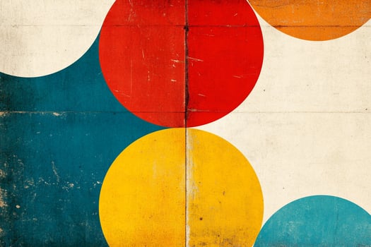 A colorful abstract painting photo