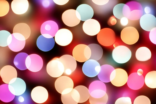 A close up of a colorful background with many lights photo