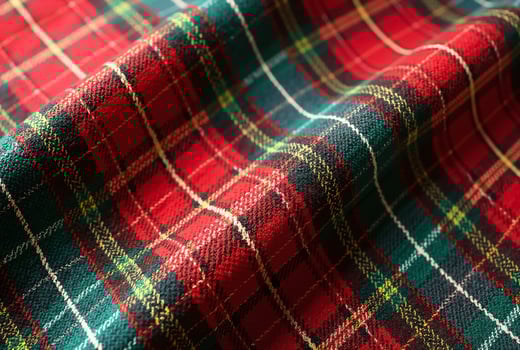 Classic scottish tartan plaid fabric background. photo