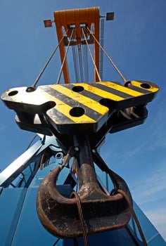 Cargo Crane on sky photo