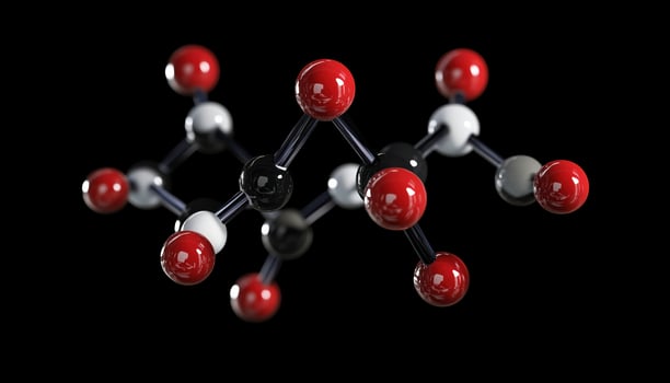 Abstract Atom Or Molecule Structure For Scientific Or Medical Purposes. This Image Depicts The Intricate And Detailed Composition Of Atoms Or Molecules. Ideal For Research photo