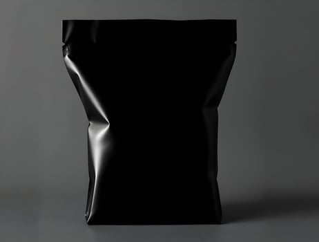 Black StandUp Pouch Mockup Product Packaging Template photo