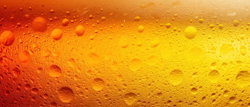 The Glorious Amber Beer with Droplets of Sweet Refreshment photo