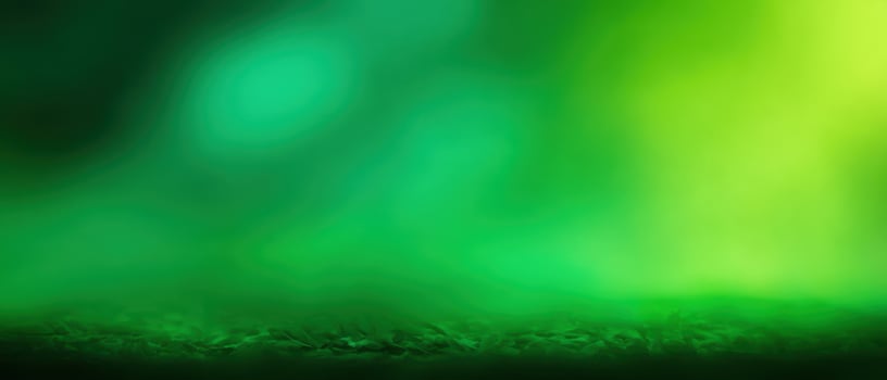 The Serene Gradients of Green and Blue in an Ethereal Landscape photo