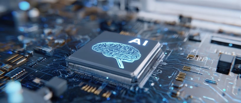 The AI Microchip Showcasing Advanced Technology in Modern Electronics photo