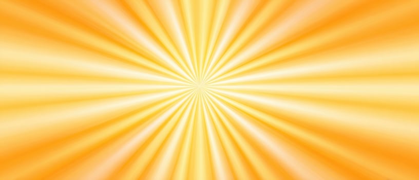 The Vibrant Rays of Sunlight Shooting Through a Bright Orange Background photo