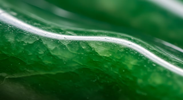 Polished jade texture in vivid green, with fine surface details perfect for spa branding, interior decor visuals, or gemstone references. photo