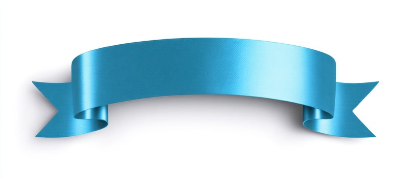The Elegant Blue Banner for Inspirational Messages and Celebrations photo