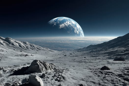 An image of the earth from space photo