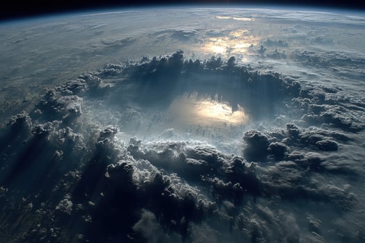 The earth from space photo