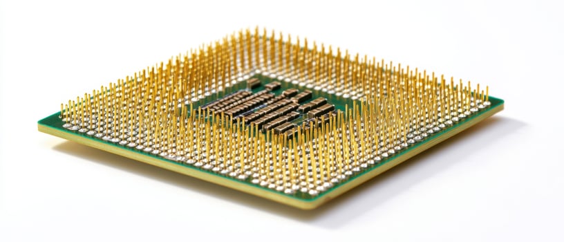 The advanced microprocessor showcasing intricate design and precision engineering. photo
