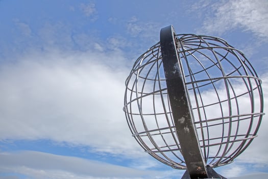 North Cape globe monument in Norway3 photo