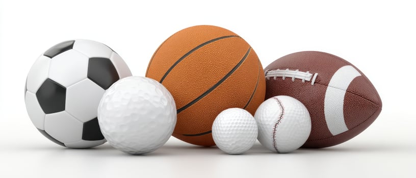 The collection of diverse sports balls for various athletic activities photo