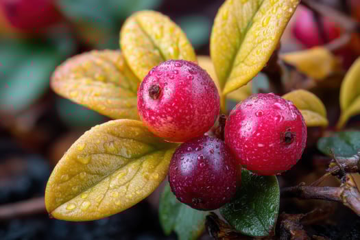 A plant with berries on it photo