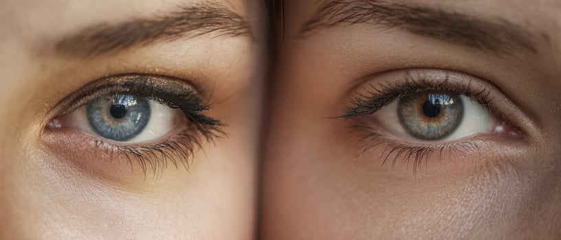 The intricate beauty of diverse human eyes in mesmerizing close-up detail. photo