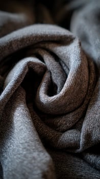 Cozy Comfort Detailed Close Up of Soft Fabric Texture and Folds. photo