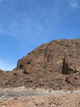 Rugged beauty of the desert landscape photo