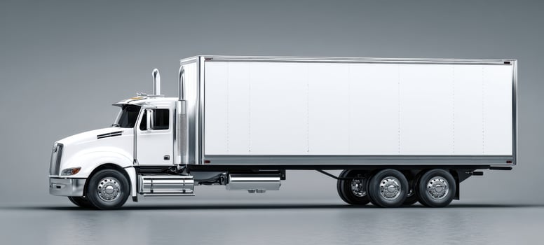 The sleek white truck stands ready for efficient transportation and delivery tasks. photo