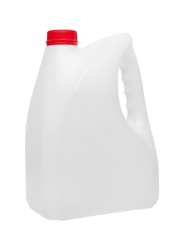 Canister on a white photo