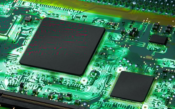 Electronic circuit board photo