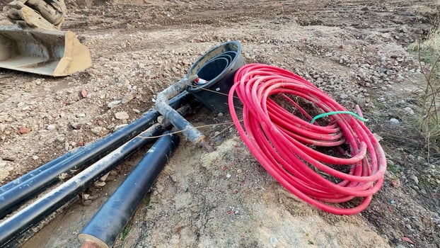 Construction Equipment and Tools Being Used on the Ground for Various Projects and Tasks photo