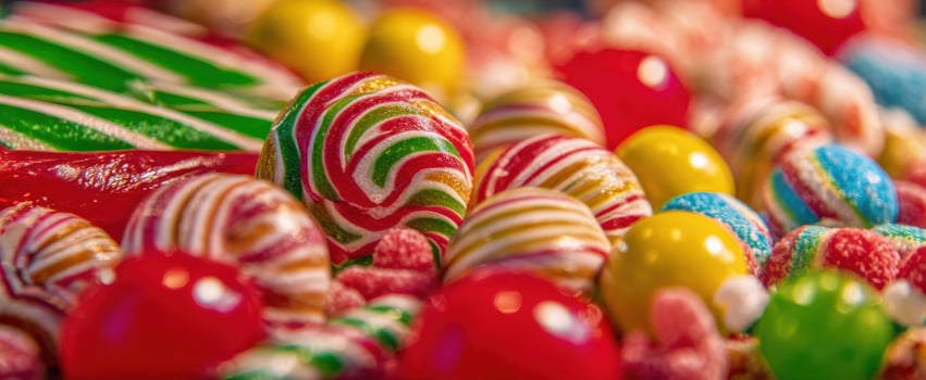 The Colorful Collection of Sweet Holiday Candies and Treats photo