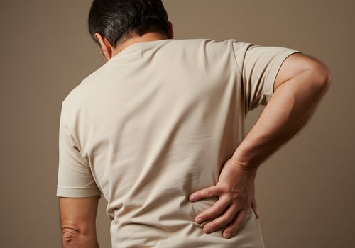 Back pain illustration photo