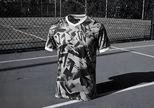 Abstract graphic design sports tshirt photo
