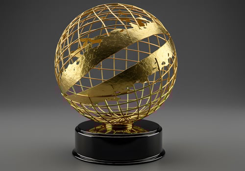 Golden globe award sculpture photo