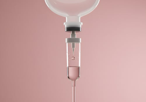 Intravenous drip treatment medical illustration photo