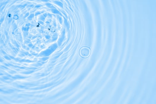 Water ripples, abstract background, 3d illustration photo