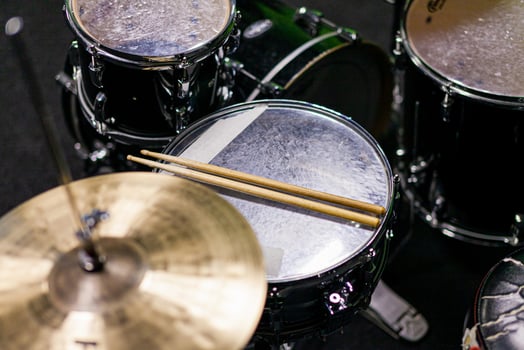 Get your Dynamic Drum Set with Sticks and be Ready for an Exciting Musical Action photo