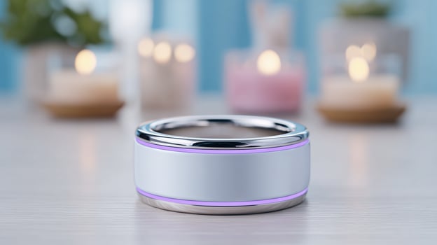 Smart ring is the future of health monitoring and wellness management for your digital lifestyle and personal fitness goals with advanced biometric tracking photo
